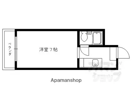 レジデンス太田I(1K/1階)の間取り写真