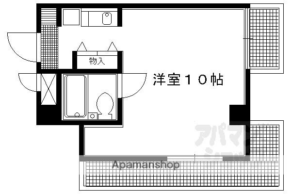 メゾン橋本(1K/3階)の間取り写真