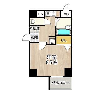 サムティ上堀川(1K/5階)の間取り写真