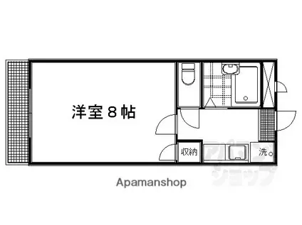 メゾン・エチーフ(1K/3階)の間取り写真