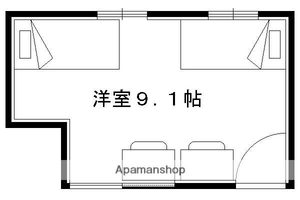 永井ハウス(ワンルーム/2階)の間取り写真