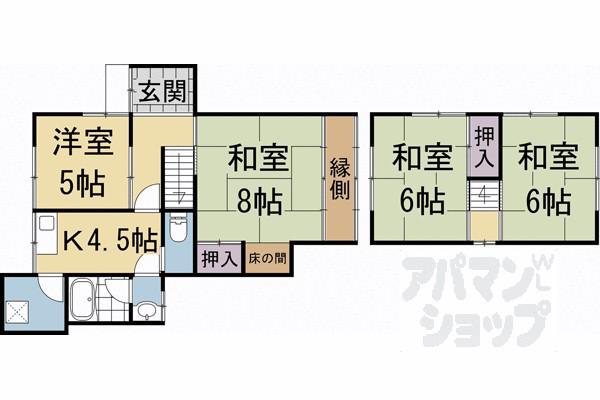 桂池尻町57(4K)の間取り写真