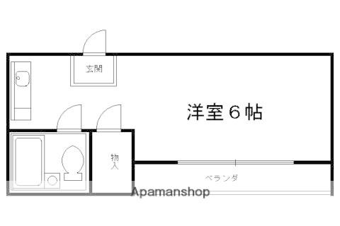 ハイツシャンピニオン(1K/3階)の間取り写真