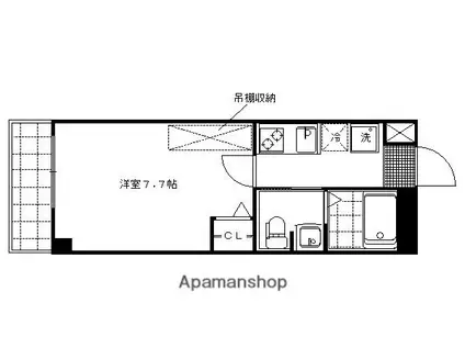 RUSCELLO-UNO(1K/3階)の間取り写真