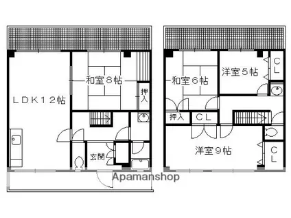 メゾンツチハシ(4LDK)の間取り写真