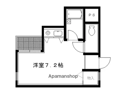 MS HOUSE(ワンルーム/2階)の間取り写真