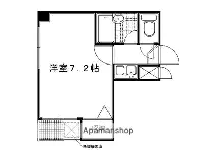SONIX(1K/1階)の間取り写真