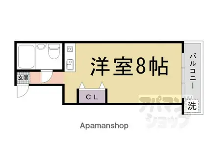 レ・アール(ワンルーム/3階)の間取り写真