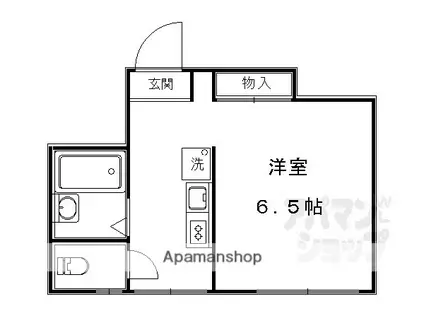 メゾンワイズ(1K/3階)の間取り写真