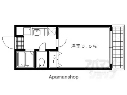 メゾン・ド・ルパン(1K/3階)の間取り写真