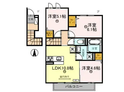 RICORDO(3LDK/2階)の間取り写真