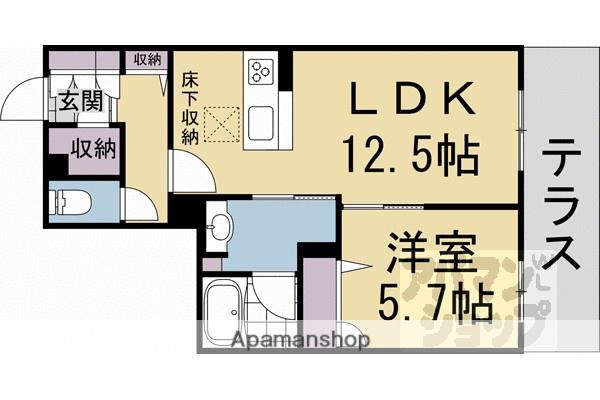グランメゾン ヒラキ(1LDK/1階)の間取り写真