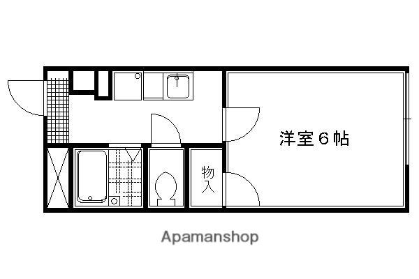 レオパレス吉川(1K/2階)の間取り写真