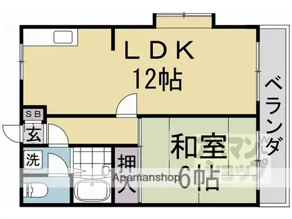 エレガントコーポI(1LDK/3階)の間取り写真