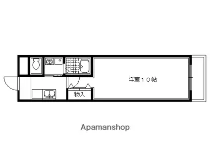 メゾンジョイス(1K/3階)の間取り写真