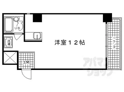 グレースヨシダ(1K/4階)の間取り写真