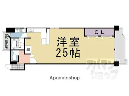 藤和シティコープ四条西洞院(ワンルーム/3階)の間取り写真