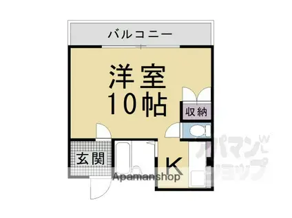 SAKIZO VILLA甘露町(1K/3階)の間取り写真