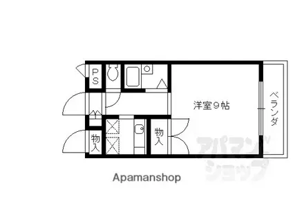 パルスピリア91(1K/3階)の間取り写真