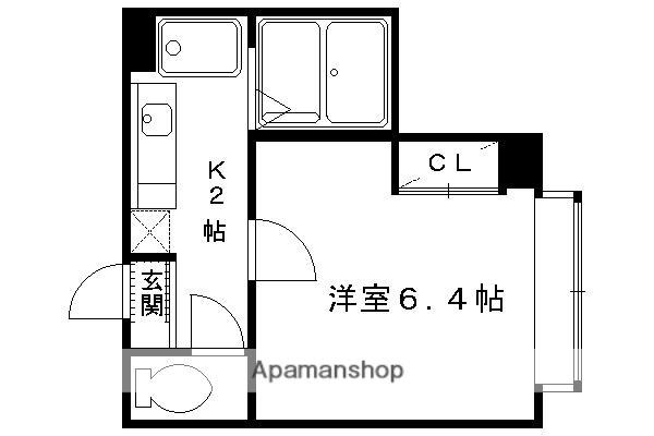 グランドメゾン坊ちゃん(1K/2階)の間取り写真