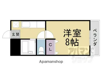 メイプル本所(1K/1階)の間取り写真