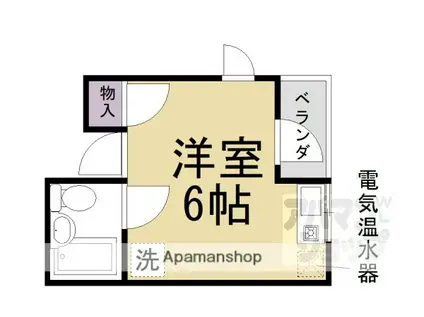 ハイツ千足(ワンルーム/3階)の間取り写真