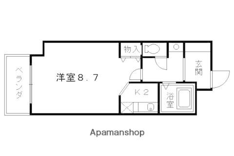 コンシェルジュ京都駅前(1K/3階)の間取り写真
