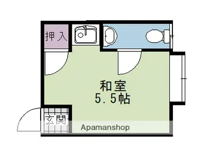 レジデンス西小路(1K/2階)の間取り写真