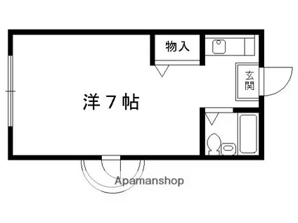 サンリット(1K/3階)の間取り写真
