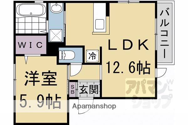 メゾン・ド・アンジュ(1LDK/2階)の間取り写真