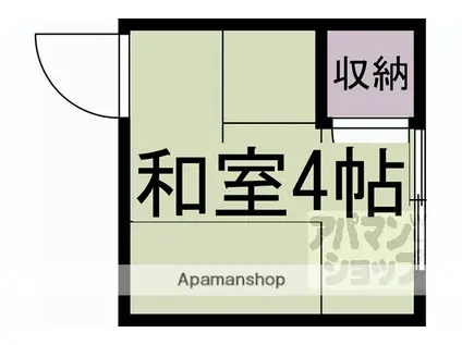 第1大八木荘(ワンルーム/2階)の間取り写真