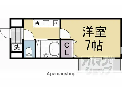 レジデンス99(1K/3階)の間取り写真