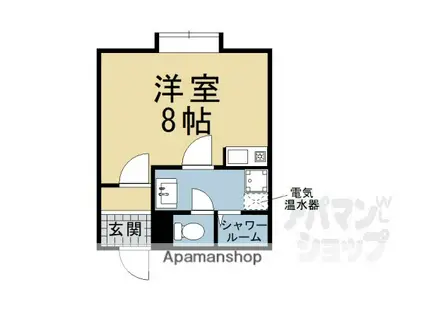 レジデンス王子(ワンルーム/3階)の間取り写真