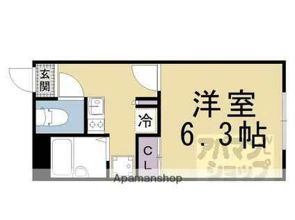 レオパレスMAISONJURAKU(1K/1階)の間取り写真