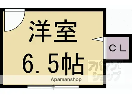 シェアハウス京すまい・吉田(ワンルーム/1階)の間取り写真