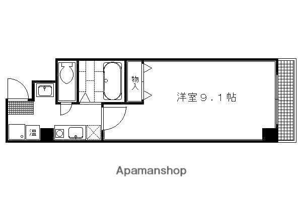 トゥインクル京都(1K/2階)の間取り写真