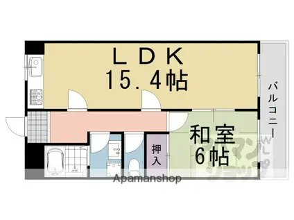 カーサ・リラ室町(1LDK/4階)の間取り写真