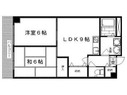 エル・カーサー(2LDK/2階)の間取り写真