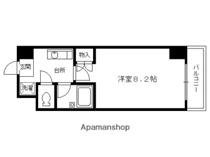 メゾン・ド・エクレール(1K/3階)の間取り写真