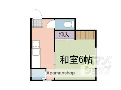 辻マンション(1K/2階)の間取り写真