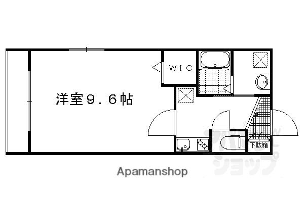 A-MON醍醐(1K/4階)の間取り写真