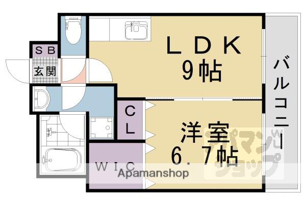 ネオクレスト壱番館(1LDK/1階)の間取り写真