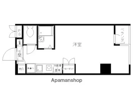 イク・アーバンハウス(ワンルーム/2階)の間取り写真