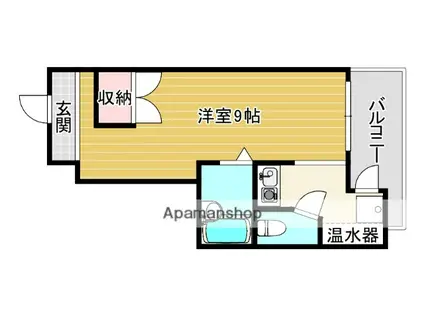 アルディア巨椋(1K/5階)の間取り写真