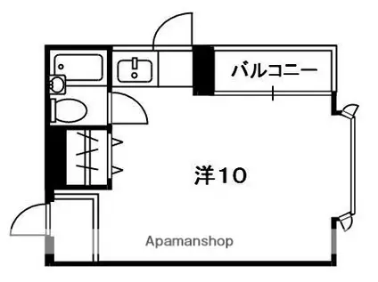 ACADEMIA KITAGEN(ワンルーム/4階)の間取り写真