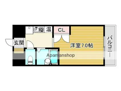 エスポワール(1K/5階)の間取り写真