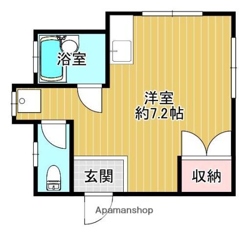 STAYDREAMHILL(ワンルーム/3階)の間取り写真
