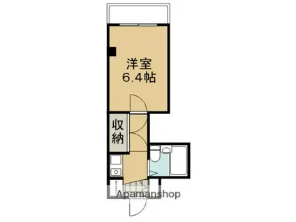 シュール西賀茂(1K/3階)の間取り写真