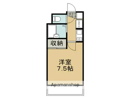 シュール西賀茂(1K/3階)の間取り写真