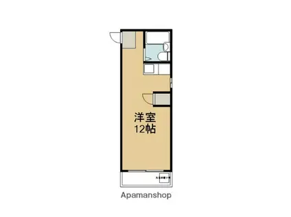 レスポアールオオニシ(ワンルーム/2階)の間取り写真